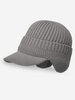 Solid Warm Knit Trapper Hat