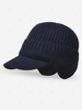Solid Warm Knit Trapper Hat