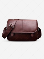 Solid Waterproof Crossbody Bag