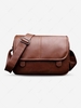 Solid Waterproof Crossbody Bag