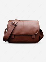 Solid Waterproof Crossbody Bag