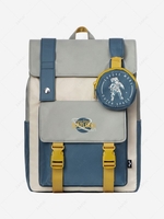 Spaceman Pattern Large Capacity Travel Backpack