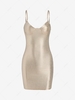 Sparkly Foil Print Bodycon Dress M Silver