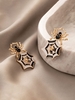 Spider and Cobweb Shape Halloween Stud Drop Earrings