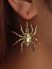 Spider-shaped Halloween Pendant Earrings