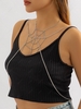 Spider Web Shaped Exaggerated Halloween Necklace