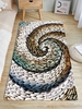 Spiral Stone Pattern Comfort Sponge Mat