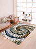 Spiral Stone Pattern Comfort Sponge Mat