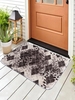 Splatter Paint Rhombus Pattern Floor Mat