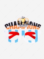 Sports Fan Felt Soccer Design Glasses
