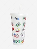 Sports Fan Soccer Pattern Thermochromic Plastic Cup