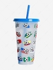 Sports Fan Soccer Pattern Thermochromic Plastic Cup
