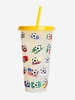 Sports Fan Soccer Pattern Thermochromic Plastic Cup
