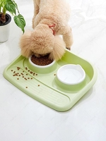 Sprayproof Pet Double Bowl