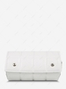 Square-Quilted Flap Chain Crossbody Bag