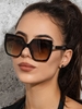 Square Shape Large Frame Sunglasses