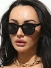 Square Shape Street Fashion Sunglasses
