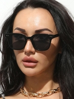 Square Shape Street Fashion Sunglasses