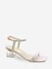 Square Toe Buckle Strap Sandals