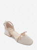 Square Toe Chunky Heeled Ankle Strap Pumps