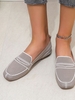 Square Toe Fly Weaving Flat Loafers