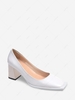 Square Toe Solid Color Pumps