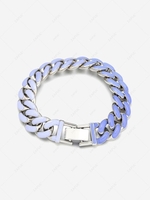 Stainless Steel Metal Ombre Chain Bracelet