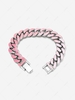 Stainless Steel Metal Ombre Chain Bracelet