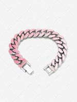 Stainless Steel Metal Ombre Chain Bracelet