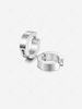 Stainless Steel Non-Piercing Rock Style Earring Clip