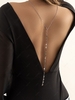 Stars Decor Chain Back Necklace