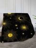 Stars Sun Sun Pattern Plush Blanket