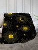 Stars Sun Sun Pattern Plush Blanket
