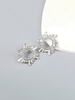 Statement Rhinestone Crystal Sunflower Stud Earrings