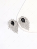 Statement Water Drop Rhinestone Fringe Earrings