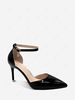 Stiletto Heel Ankle Strap Pointed Toe Pumps