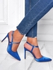 Stiletto Heel Satin Strappy Slingback Pumps