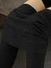 Stirrup Tight Style Thermo Thermal Lined Leggings Black