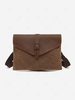 Stitching Canvas Envelope Bag with Belt