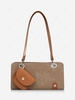 Stitching Coin Bag Pendant Shoulder Bag
