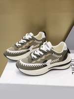 Stitching Colorblock Chunky Sneakers