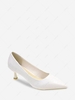 Stone Embossed Pointed Toe Pumps