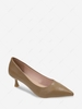 Stone Embossed Pointed Toe Pumps