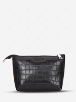 Stone Pattern Textured Cosmetic Bag