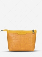 Stone Pattern Textured Cosmetic Bag