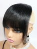 Straight Human Hair Bang