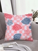 Strawberry Checkerboard Pattern Short Plush Pillowcase