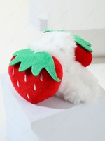 Strawberry Plush Hair Claw