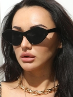 Street Fashion Irregular Polygonal Shape Sunglasses