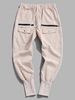 Streetwear Drawstring Zipper Detail Cargo Pants 2xl Light yellow